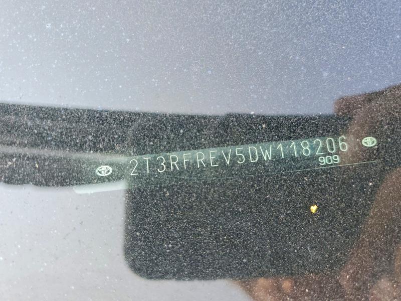 62141816 :رقم المزاد ، 2T3RFREV5DW118206 vin ، 2013 Toyota Rav4 مزاد بيع