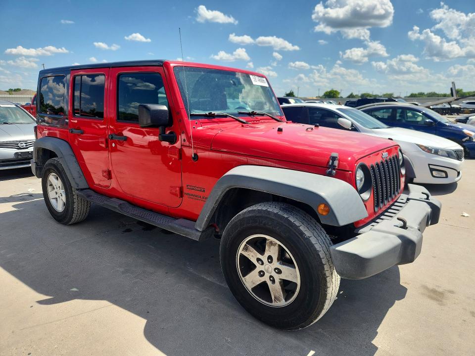 2016 Jeep Wrangler Unlimited მანქანა იყიდება აუქციონზე, vin: 1C4BJWDG5GL120255, აუქციონის ნომერი: 59146866