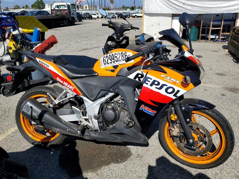 62995286 :رقم المزاد ، MLHMC4100D5301467 vin ، 2013 Honda Cbr250 مزاد بيع