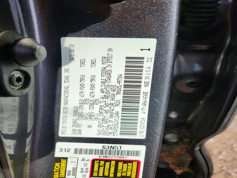 Продажа на аукционе авто 2018 Toyota Tacoma, vin: 5TFAX5GN2JX112404, номер лота: 61384286