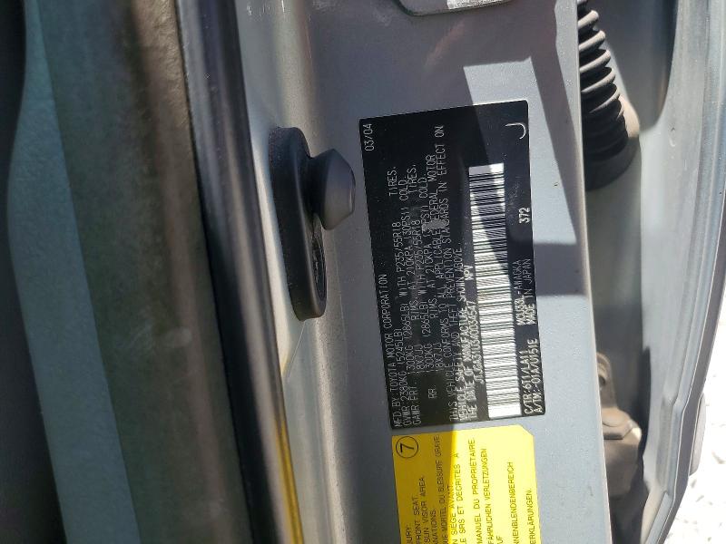 62002256 :رقم المزاد ، JTJGA31U340034547 vin ، 2004 Lexus Rx مزاد بيع