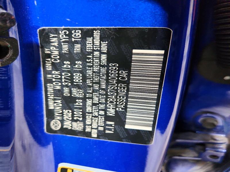 62435526 :رقم المزاد ، KMHRC8A37SU406693 vin ، 2025 Hyundai Venue مزاد بيع