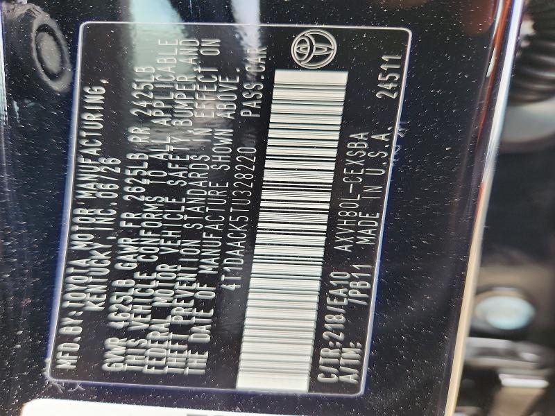 Продажа на аукционе авто 2026 Toyota Camry, vin: 4T1DAACK5TU328220, номер лота: 61725916