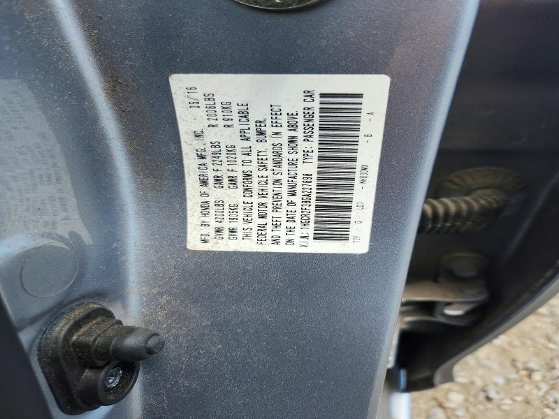 Aukcja sprzedaży 2016 Honda Accord, vin: 1HGCR2F38GA227698, numer aukcji: 60260006