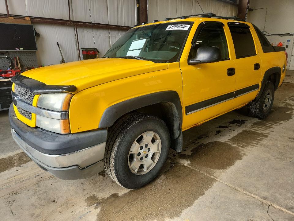 Aukcja sprzedaży 2003 Chevrolet Avalanche, vin: 3GNEK13T03G324990, numer aukcji: 61904066
