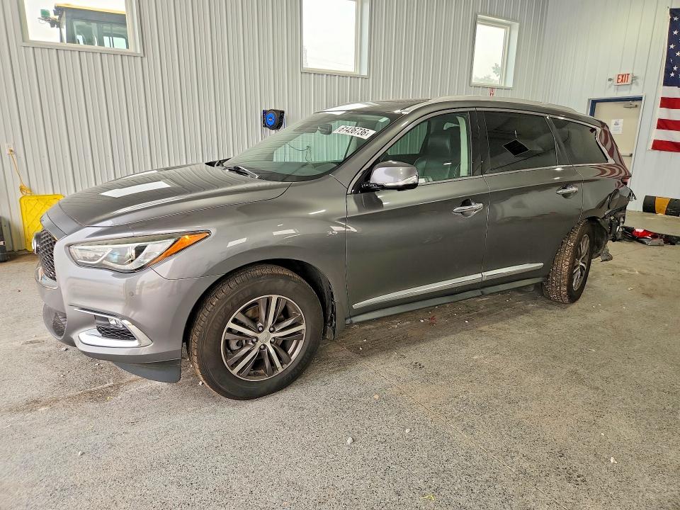 61436736 :رقم المزاد ، 5N1DL0MM3KC560744 vin ، 2019 Infiniti Qx60 مزاد بيع