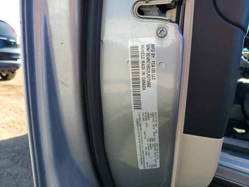 Aukcja sprzedaży 2020 Chrysler Pacifica, vin: 2C4RC1BG2LR275992, numer aukcji: 59914786