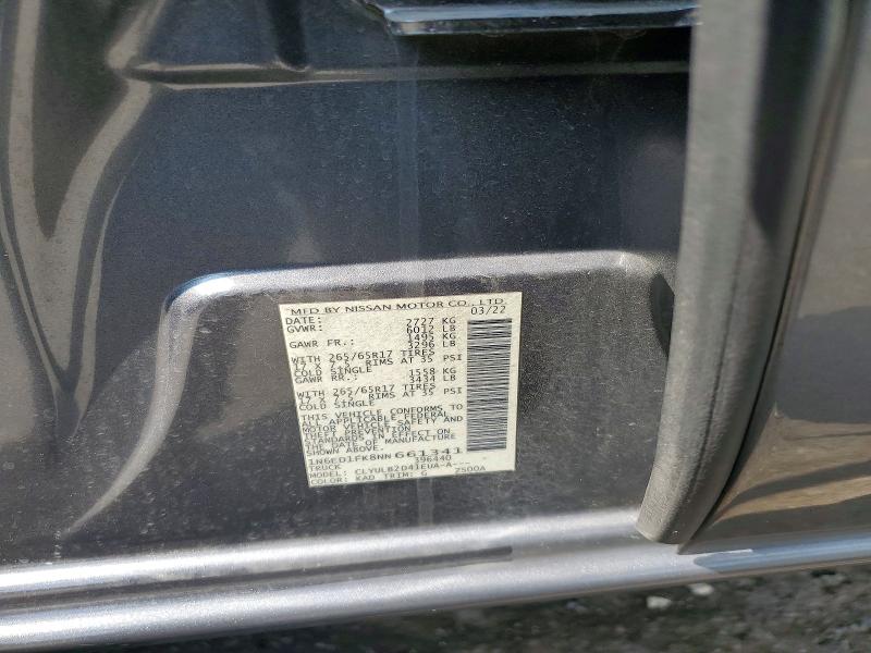 Продаж на аукціоні авто 2022 Nissan Frontier, vin: 1N6ED1FK8NN661341, номер лоту: 62062316