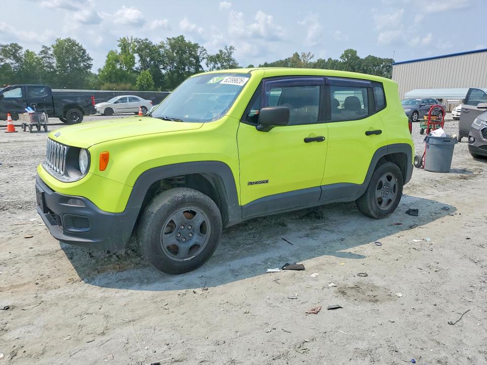 2018 Jeep Renegade მანქანა იყიდება აუქციონზე, vin: ZACCJBAH2JPG97841, აუქციონის ნომერი: 62399626