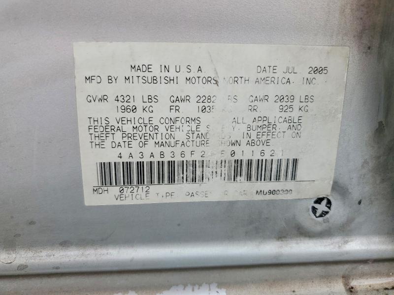 Aukcja sprzedaży 2006 Mitsubishi Galant, vin: 4A3AB36F26E011621, numer aukcji: 63071666