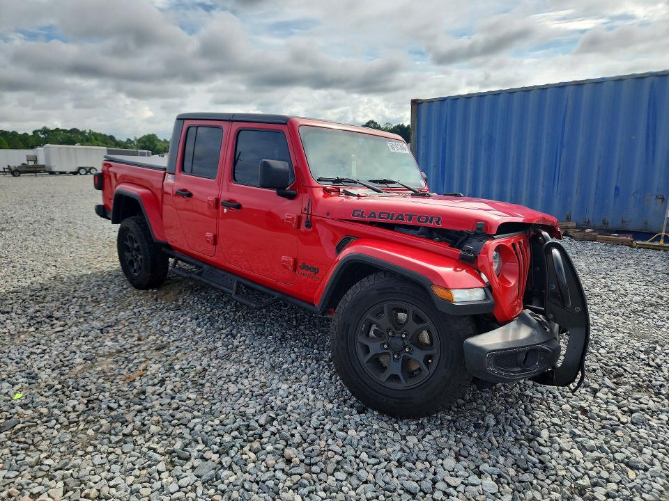 2021 Jeep Gladiator მანქანა იყიდება აუქციონზე, vin: 1C6HJTAG1ML542278, აუქციონის ნომერი: 60191346