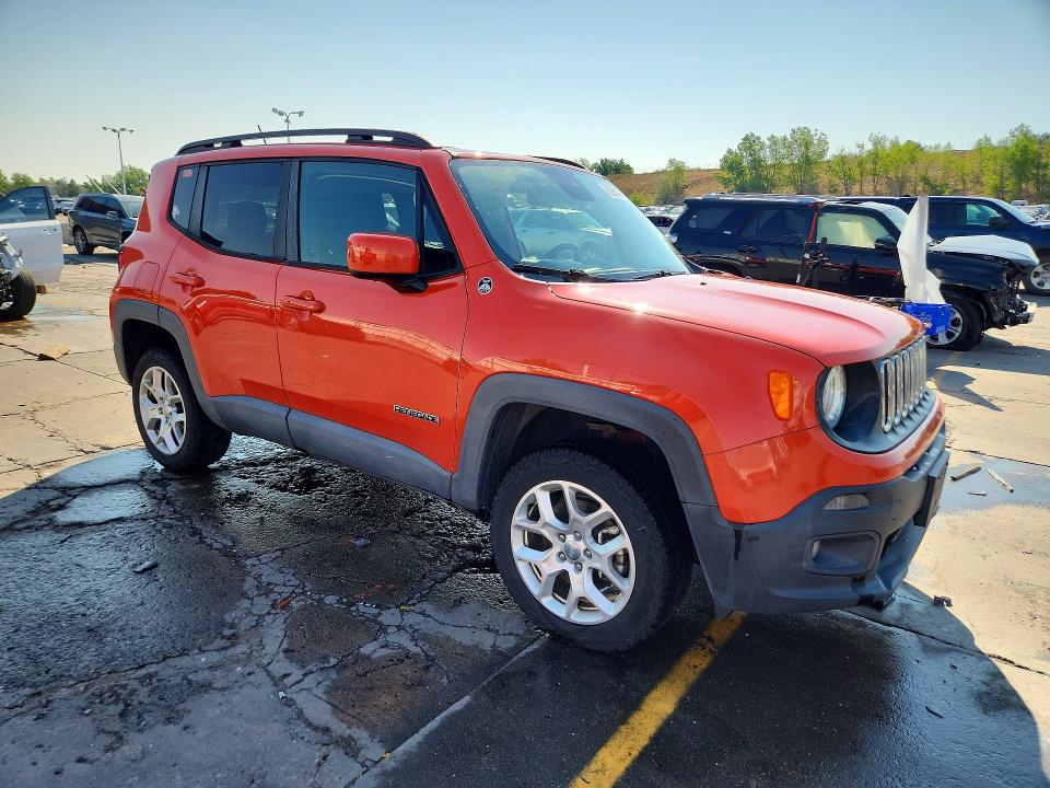 Aukcja sprzedaży 2016 Jeep Renegade, vin: ZACCJBBT5GPE15011, numer aukcji: 62964976