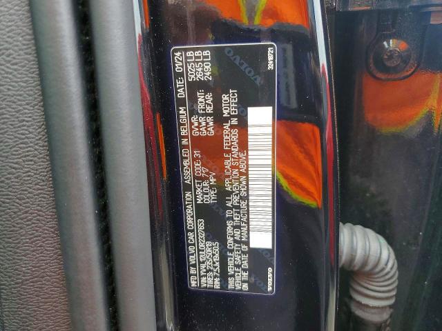 2024 Volvo Xc40 მანქანა იყიდება აუქციონზე, vin: YV4L12UL0R2327653, აუქციონის ნომერი: 60272986