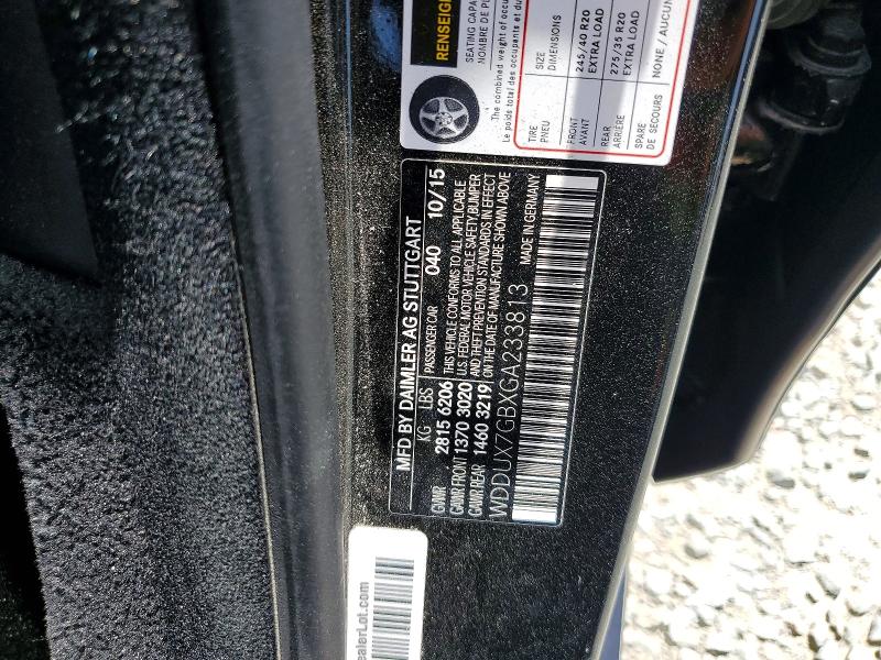 Продажа на аукционе авто 2016 Mercedes-benz S, vin: WDDUX7GBXGA233813, номер лота: 62347146