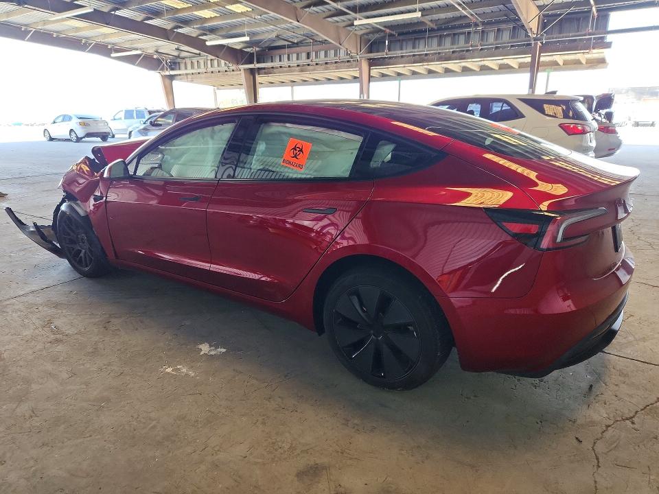 2025 Tesla Model 3 მანქანა იყიდება აუქციონზე, vin: 5YJ3E1EA2SF986576, აუქციონის ნომერი: 59368836