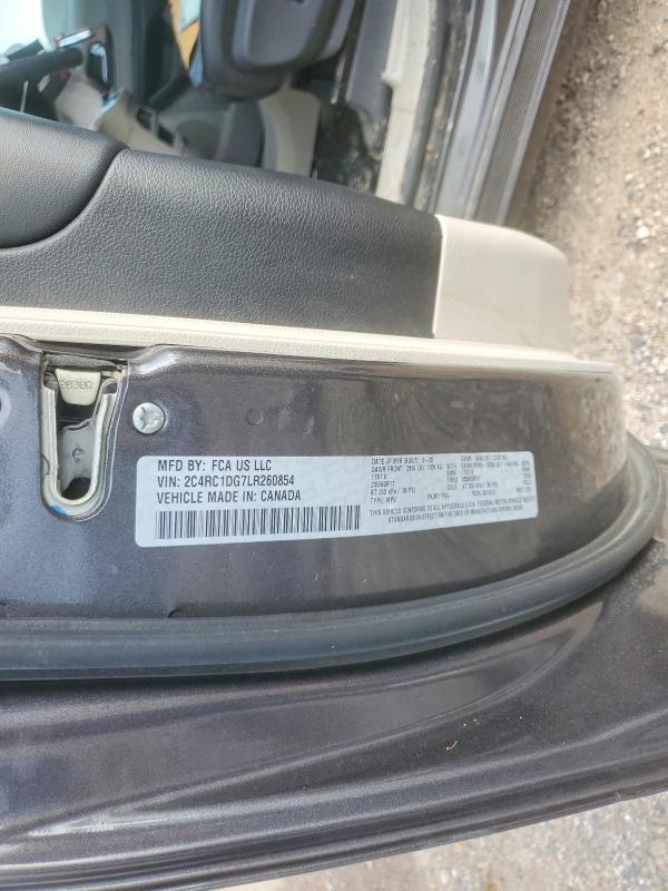 Продажа на аукционе авто 2020 Chrysler Voyager, vin: 2C4RC1DG7LR260854, номер лота: 62350816