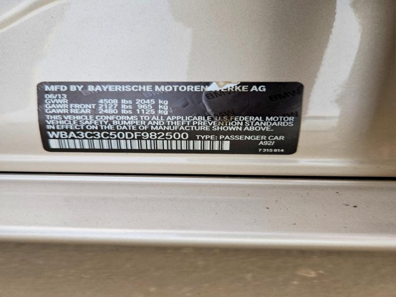 Aukcja sprzedaży 2013 Bmw 320, vin: WBA3C3C50DF982500, numer aukcji: 62000856