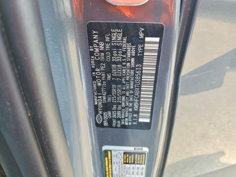 2026 Hyundai Kona მანქანა იყიდება აუქციონზე, vin: KM8HFCABXTU385613, აუქციონის ნომერი: 62101266