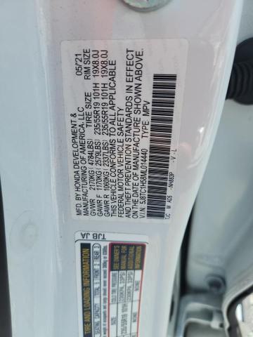 Продаж на аукціоні авто 2021 Acura Rdx, vin: 5J8TC1H58ML014440, номер лоту: 62309996