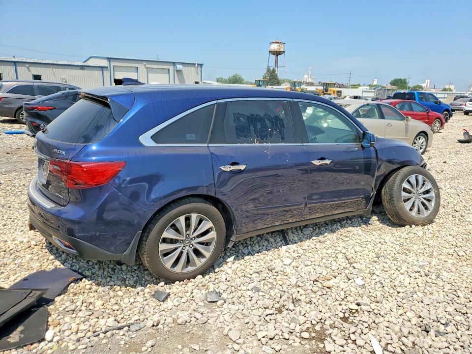 59381776 :رقم المزاد ، 5FRYD4H4XEB048814 vin ، 2014 Acura Mdx مزاد بيع