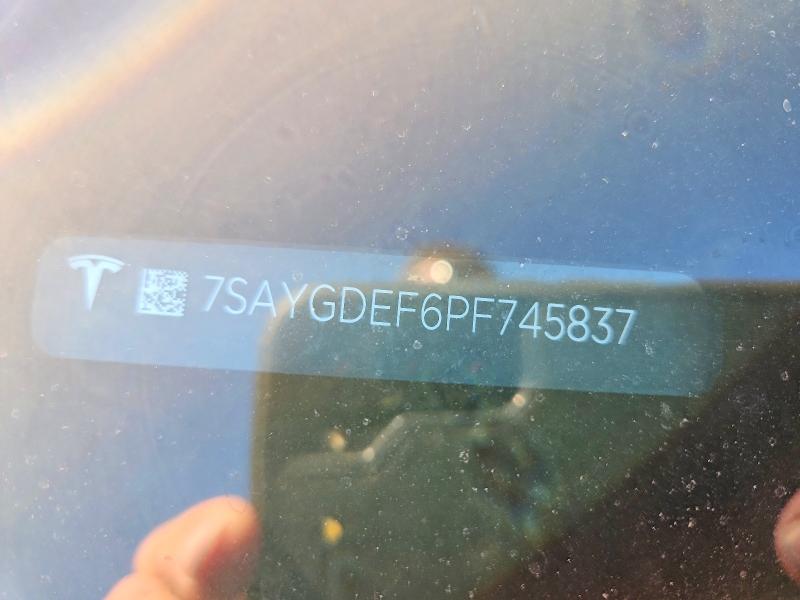 Aukcja sprzedaży 2023 Tesla Model Y, vin: 7SAYGDEF6PF745837, numer aukcji: 60715286