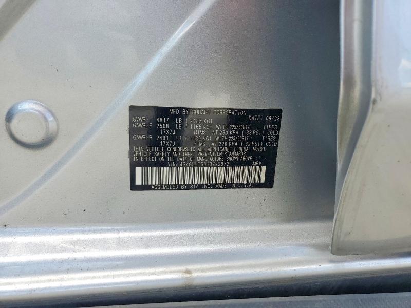 57653756 :رقم المزاد ، 4S4GUHT68R3722972 vin ، 2024 Subaru Crosstrek مزاد بيع