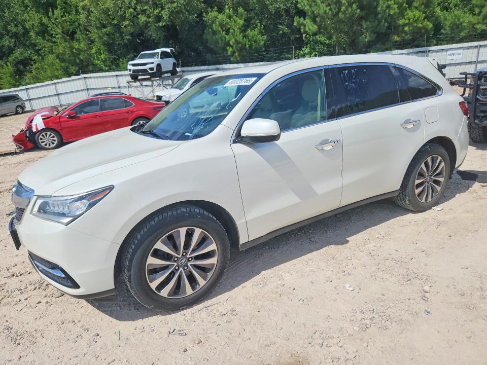60025766 :رقم المزاد ، 5FRYD4H43GB049239 vin ، 2016 Acura Mdx مزاد بيع