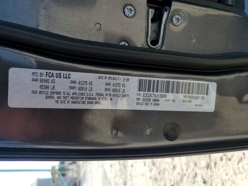 Продажа на аукционе авто 2020 Dodge Charger, vin: 2C3CDXCTXLH133496, номер лота: 60248566