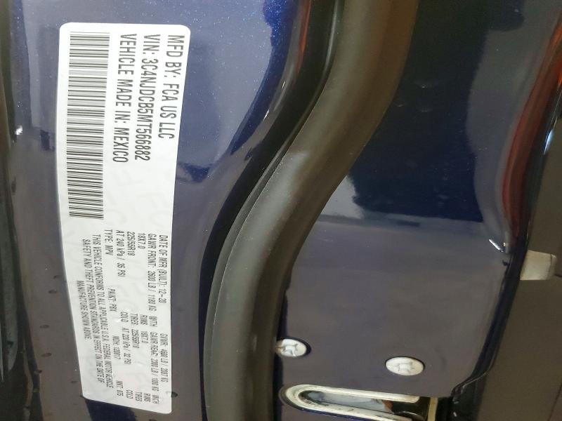 59853666 :رقم المزاد ، 3C4NJDCB5MT566882 vin ، 2021 Jeep Compass مزاد بيع