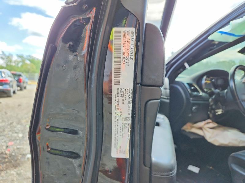 Aukcja sprzedaży 2021 Jeep Grand Cherokee, vin: 1C4RJFCG5MC531814, numer aukcji: 63054106
