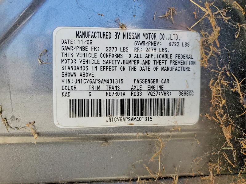 Продажа на аукционе авто 2010 Infiniti G37 Sedan, vin: JN1CV6AP9AM401315, номер лота: 60698126