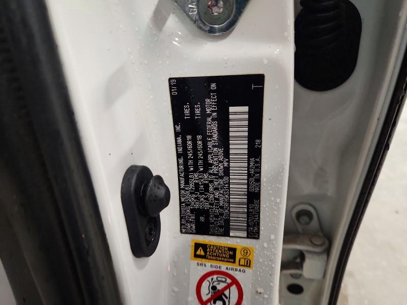 62390226 :رقم المزاد ، 5TDKZRFH5KS314100 vin ، 2019 Toyota Highlander مزاد بيع
