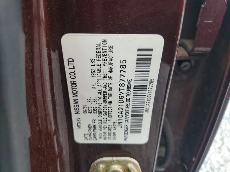 Aukcja sprzedaży 1997 Nissan Maxima, vin: JN1CA21D6VT877785, numer aukcji: 59575706