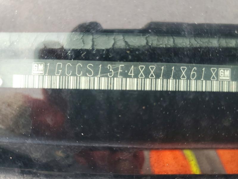 2008 Chevrolet Colorado მანქანა იყიდება აუქციონზე, vin: 1GCCS13E488118618, აუქციონის ნომერი: 62775166