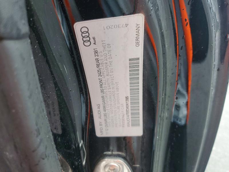 Aukcja sprzedaży 2013 Audi A5, vin: WAUCFAFR8DA041285, numer aukcji: 59625426