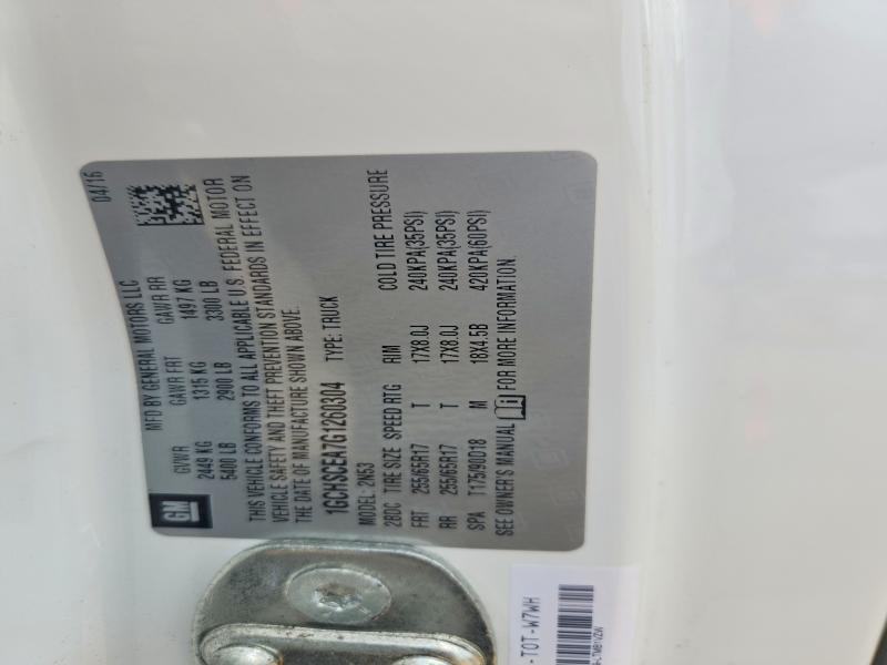 61669436 :رقم المزاد ، 1GCHSCEA7G1260304 vin ، 2016 Chevrolet Colorado مزاد بيع