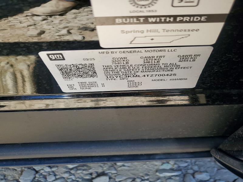 Aukcja sprzedaży 2026 Cadillac Vistiq, vin: 1GYC3KML4TZ700425, numer aukcji: 59604556