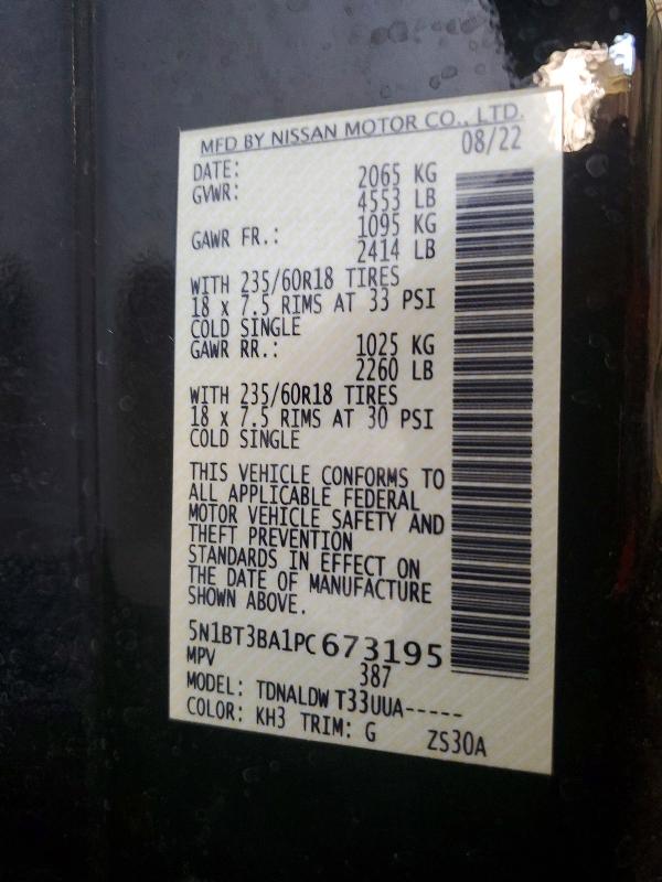 Продаж на аукціоні авто 2023 Nissan Rogue, vin: 5N1BT3BA1PC673195, номер лоту: 63166766