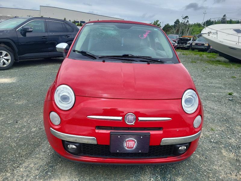 59582106 :رقم المزاد ، 3C3CFFER1CT313205 vin ، 2012 Fiat 500 مزاد بيع