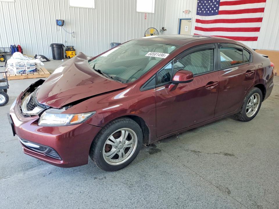 Продаж на аукціоні авто 2013 Honda Civic, vin: 19XFB2F86DE045129, номер лоту: 60581496