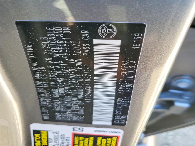 Aukcja sprzedaży 2026 Toyota Camry, vin: 4T1DAACK4TU321243, numer aukcji: 63554496