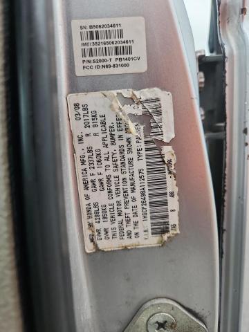 2008 Honda Accord მანქანა იყიდება აუქციონზე, vin: 1HGCP26498A112575, აუქციონის ნომერი: 60420266