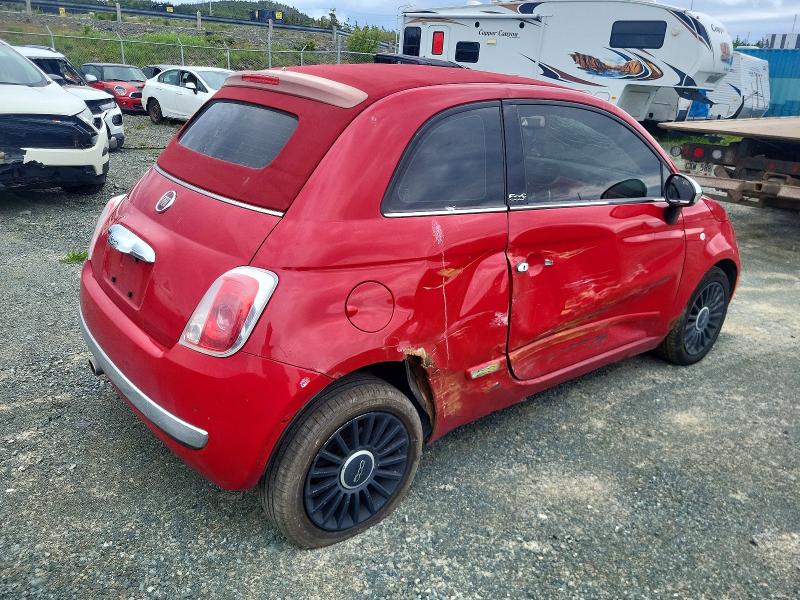 59582106 :رقم المزاد ، 3C3CFFER1CT313205 vin ، 2012 Fiat 500 مزاد بيع