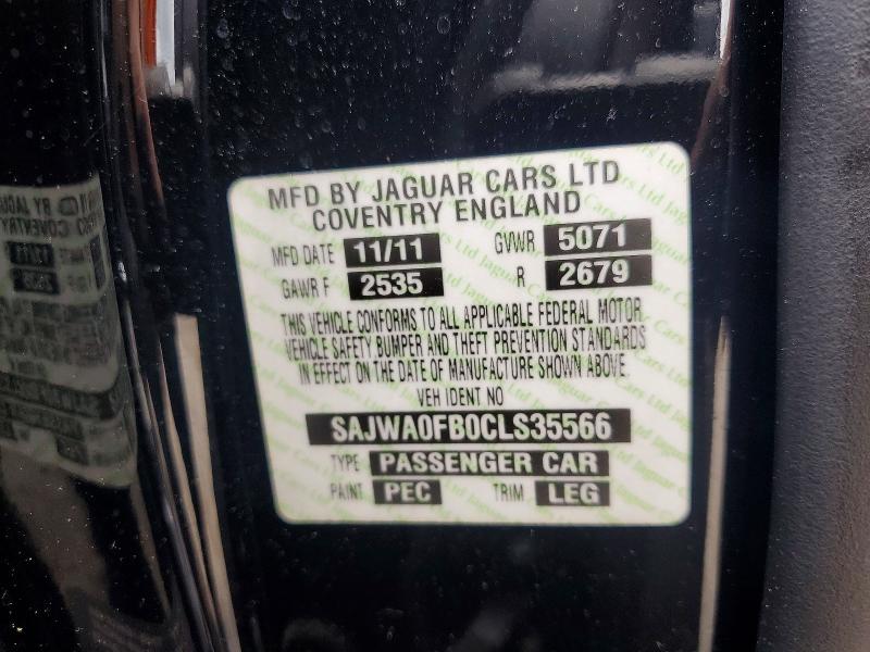Продажа на аукционе авто 2012 Jaguar Xf, vin: SAJWA0FB0CLS35566, номер лота: 61235396