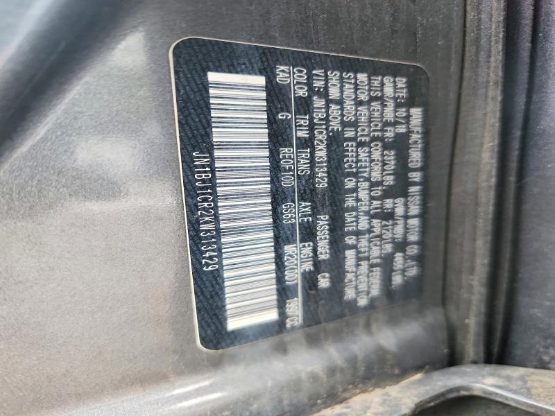 Aukcja sprzedaży 2019 Nissan Rogue Sport, vin: JN1BJ1CR2KW313429, numer aukcji: 61427776