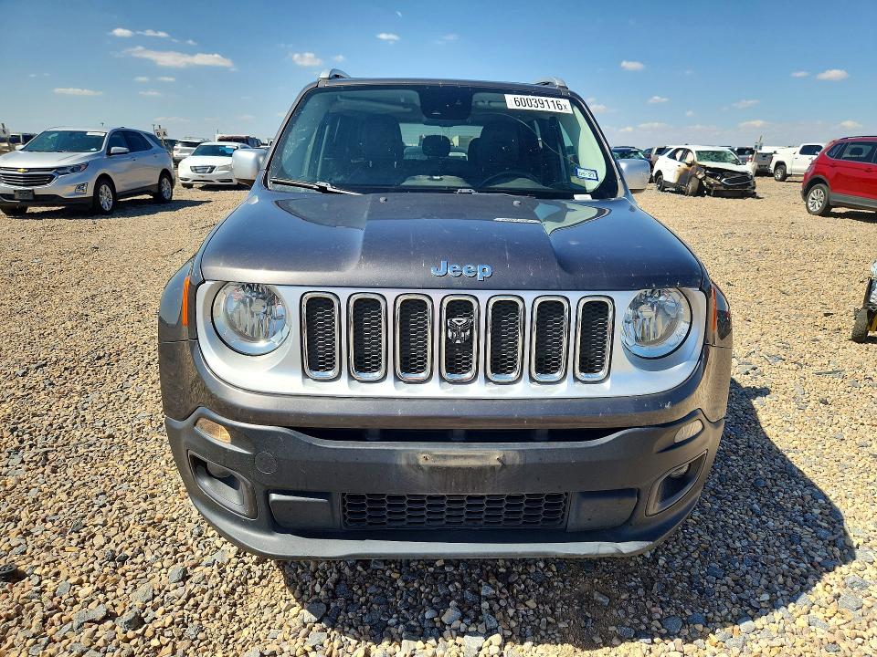 60039116 :رقم المزاد ، ZACCJBDT2GPE12757 vin ، 2016 Jeep Renegade مزاد بيع