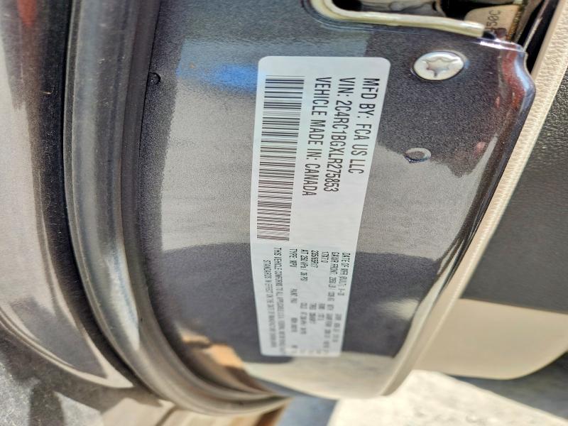 2020 Chrysler Pacifica მანქანა იყიდება აუქციონზე, vin: 2C4RC1BGXLR275853, აუქციონის ნომერი: 61920326