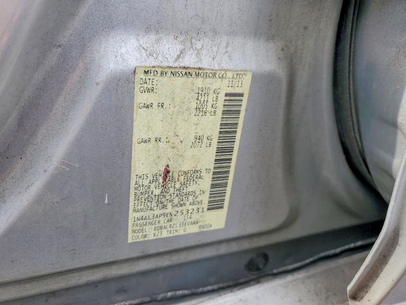60579906 :رقم المزاد ، 1N4AL3AP9EN253231 vin ، 2014 Nissan Altima مزاد بيع