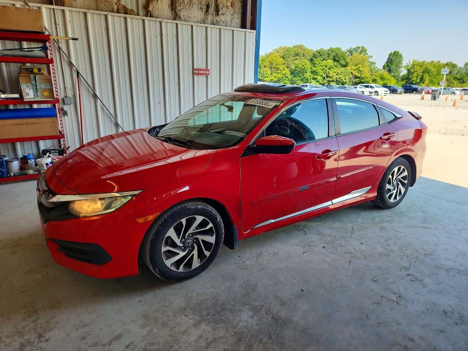 2016 Honda Civic მანქანა იყიდება აუქციონზე, vin: 2HGFC2F71GH543480, აუქციონის ნომერი: 61036386