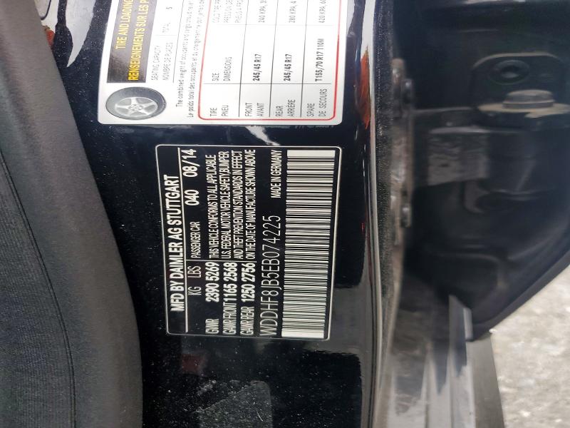 Продажа на аукционе авто 2014 Mercedes-benz E, vin: WDDHF8JB5EB074225, номер лота: 59764426